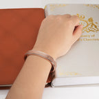 Gedraaide koperen armband 