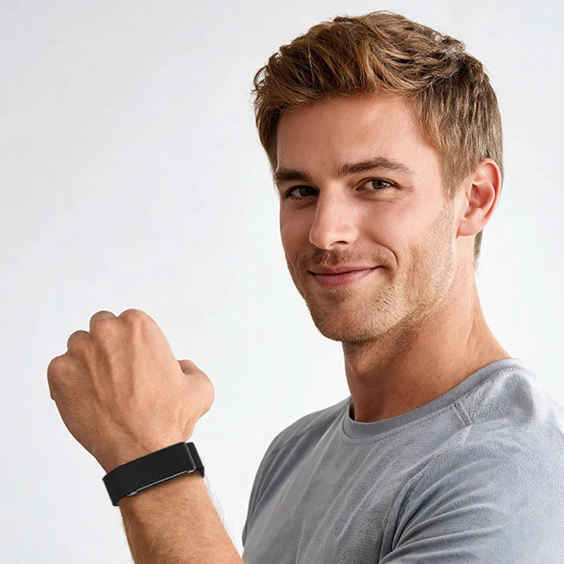 Nylon horlogeband voor Google Fitbit Air horloge 