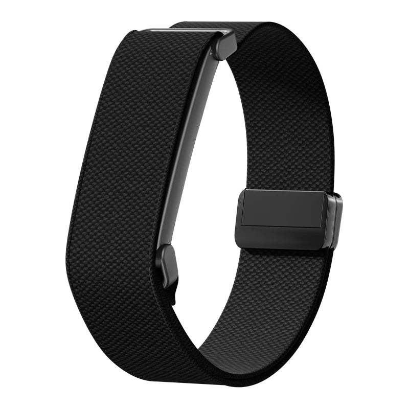 Nylon horlogeband voor Google Fitbit Air horloge zwart