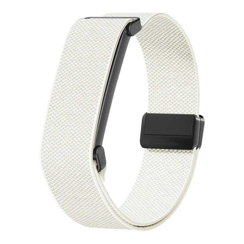Nylon horlogeband voor Google Fitbit Air horloge wit