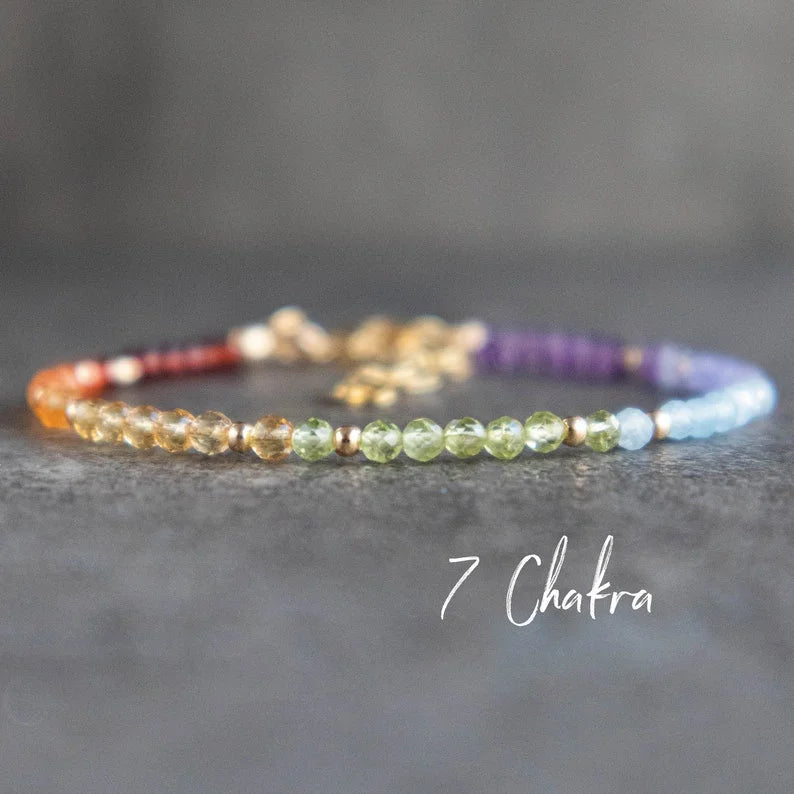 Bracelet en Pierres Naturelles 7 Chakras