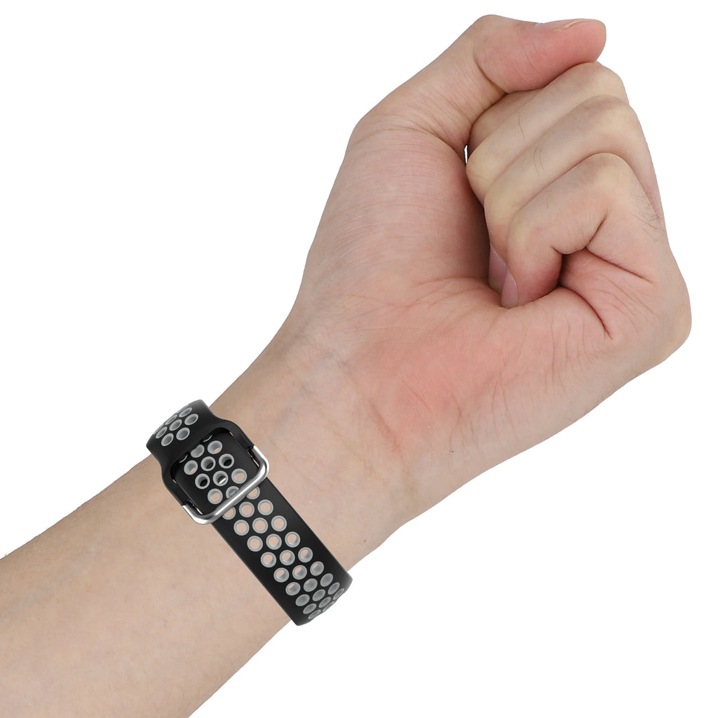 Siliconen armband voor Fitbit Versa 3, Versa 4, Sense 1 en Sense 2 horloge 
