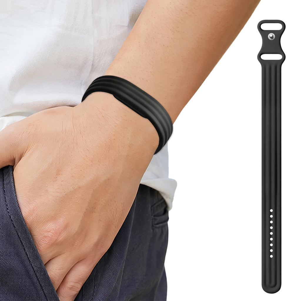 Siliconen bandje voor Google Fitbit Air horloge zwart