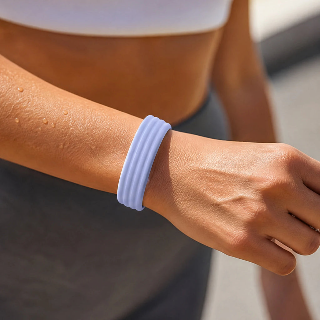 Siliconen bandje voor Google Fitbit Air horloge blauw