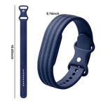 Siliconen bandje voor Google Fitbit Air horloge marineblauw