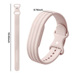Siliconen bandje voor Google Fitbit Air horloge roze