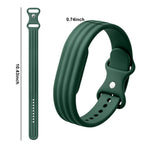 Siliconen bandje voor Google Fitbit Air horloge groen