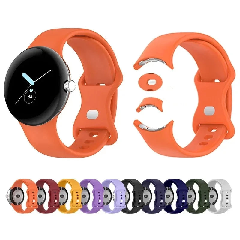 Siliconen bandje voor Google Pixel Watch 1 & 2 smartwatch