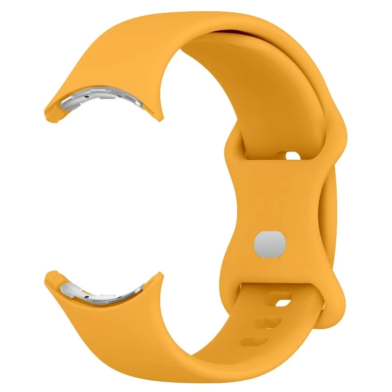 Siliconen bandje voor Google Pixel Watch 1 & 2 smartwatch geel