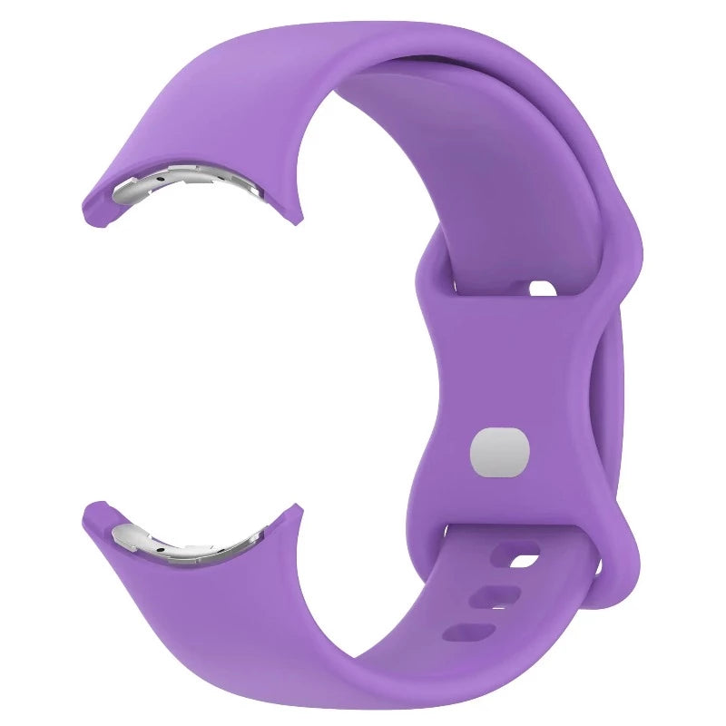 Siliconen bandje voor Google Pixel Watch 1 & 2 smartwatch paars