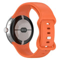 Siliconen bandje voor Google Pixel Watch 1 & 2 smartwatch oranje