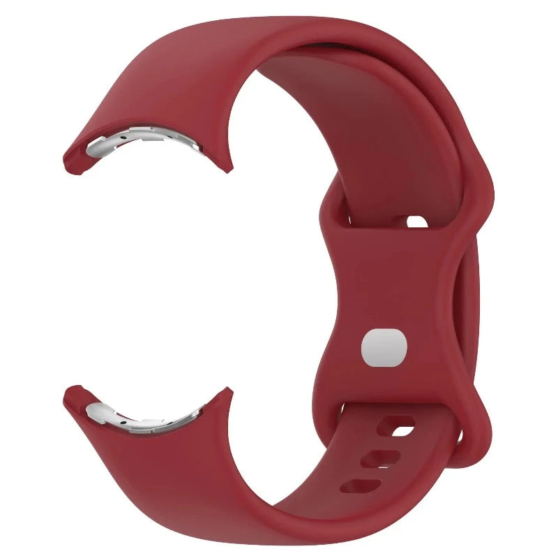 Siliconen bandje voor Google Pixel Watch 1 & 2 smartwatch bordeaux