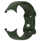 Siliconen bandje voor Google Pixel Watch 1 & 2 smartwatch legergroen