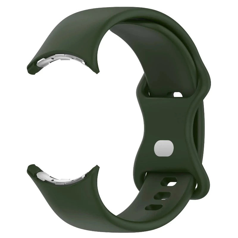 Siliconen bandje voor Google Pixel Watch 1 & 2 smartwatch legergroen
