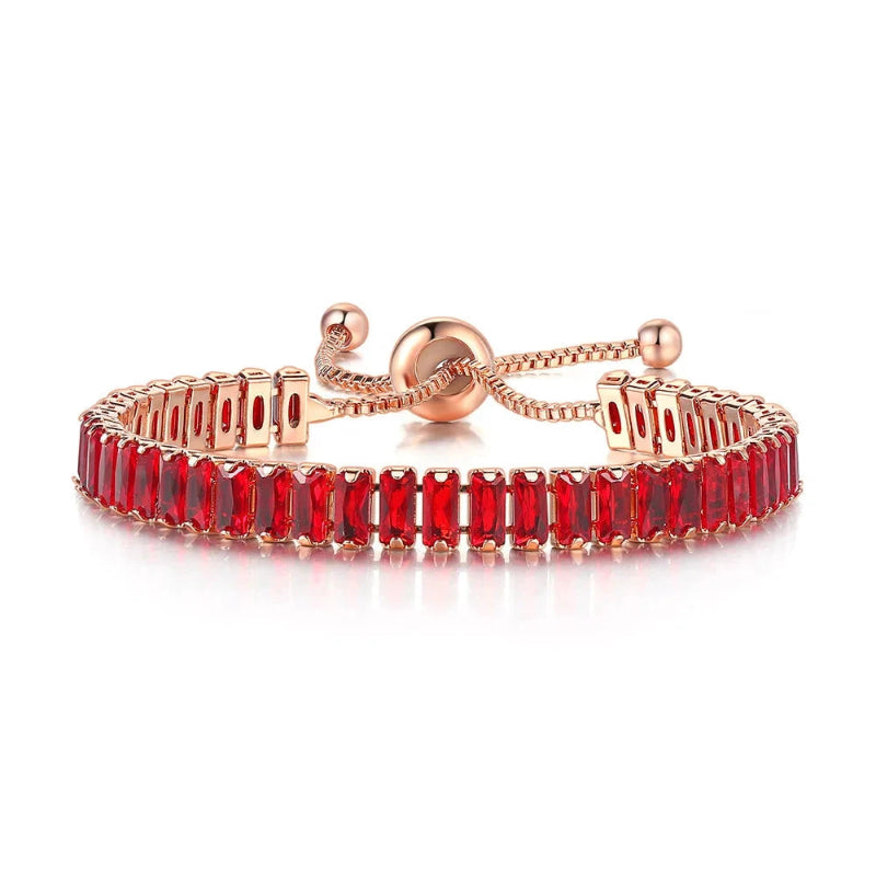 Bracelet en Zircon Coloré Pierre de Naissance