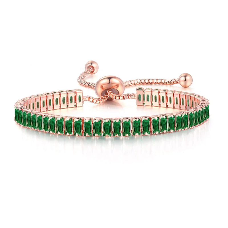 Bracelet en Zircon Coloré Pierre de Naissance