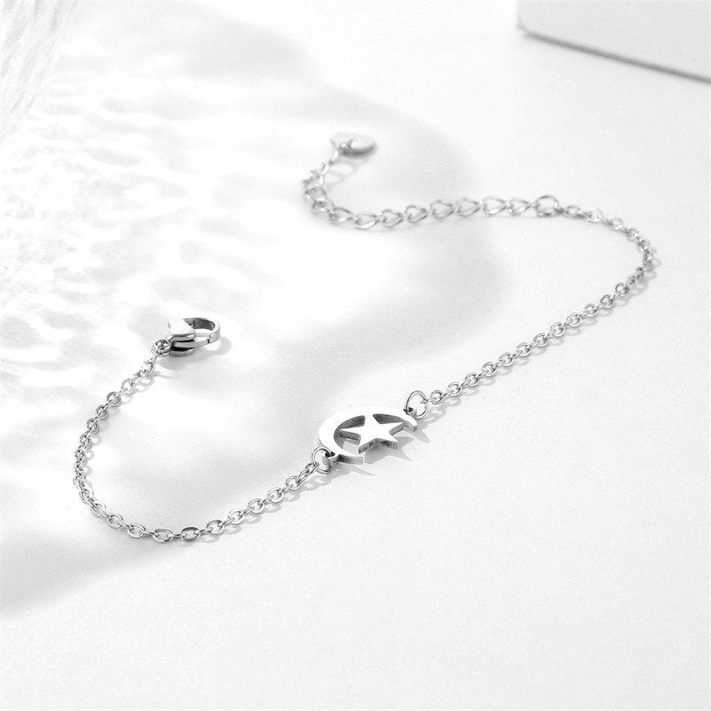 Ster en Maan Armband voor Dames 