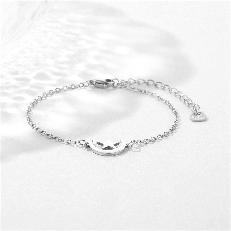 Ster en Maan Armband voor Dames 
