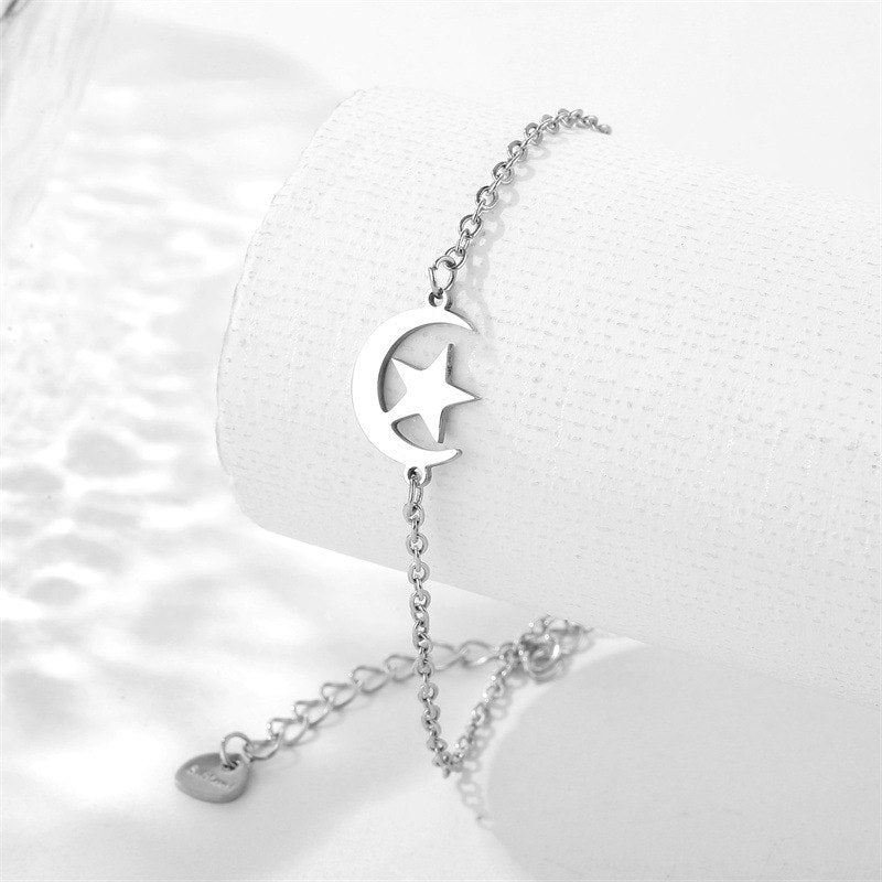 Ster en Maan Armband voor Dames 