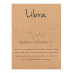 Bracelet Femme Signe du Zodiaque 12 Constellations balance