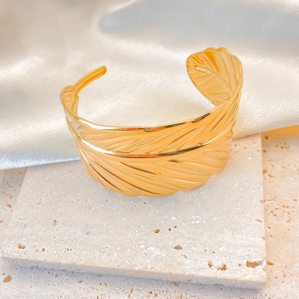 Bracelet Feuille de Laurier Automnale