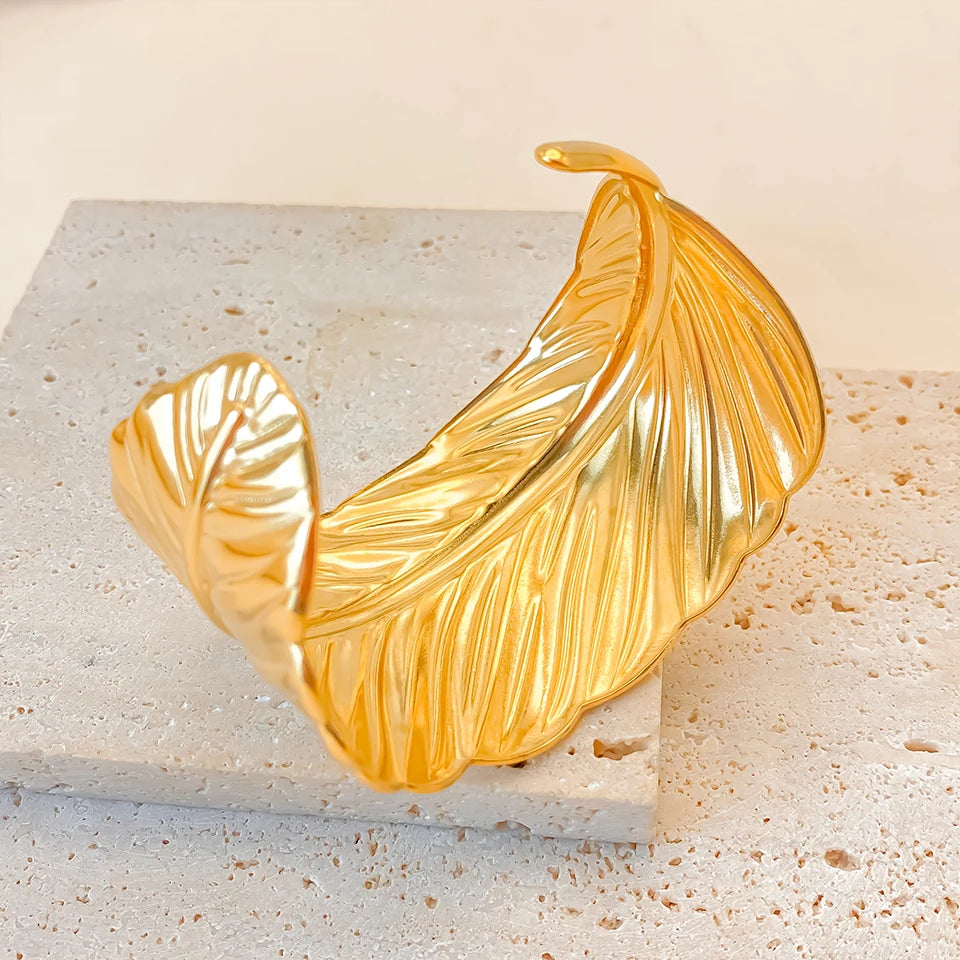 Bracelet Feuille de Laurier Automnale