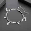 Palmblad en Zirkonia Armband 