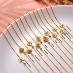 Bracelet Fleur avec Zircon Pierre de Naissance