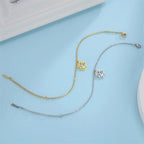 Dunne Lotusbloem Armband 