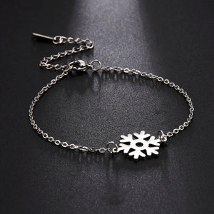 Bracelet Flocon de Neige argent