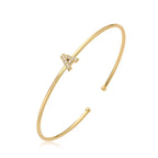 Minimalistische initiaalarmband a