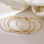 Minimalistische initiaalarmband a