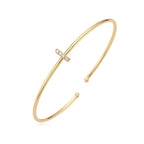 Minimalistische initiaalarmband i