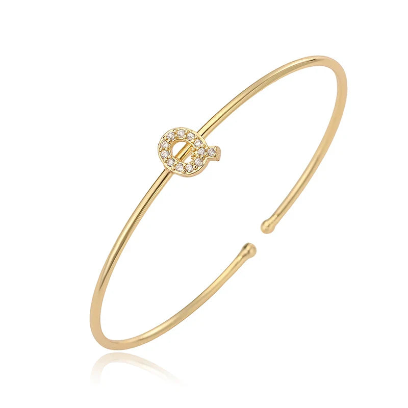 Minimalistische initiaalarmband q