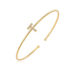 Minimalistische initiaalarmband t