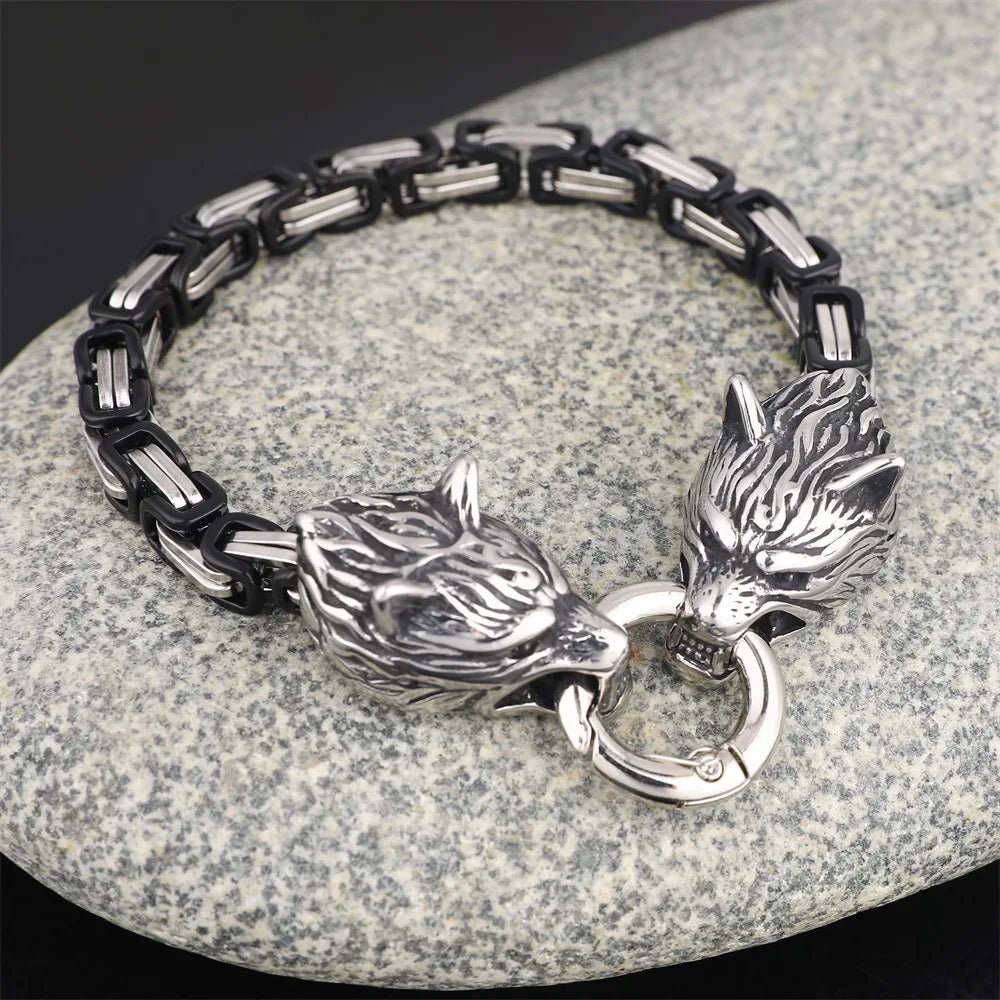 Bracelet loup géant viking Fenrir