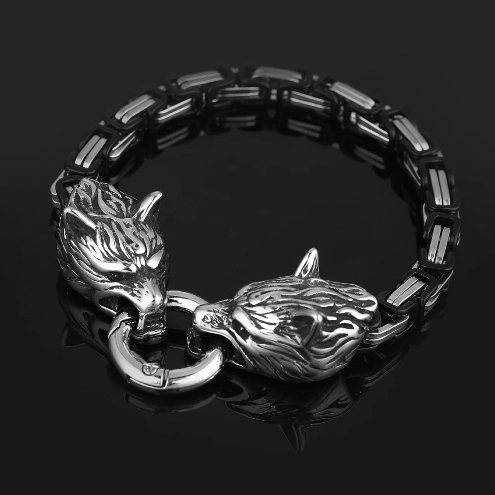 Bracelet loup géant viking Fenrir