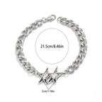 Cubaanse schakelarmband met dubbele ster
