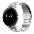 Horlogeband van gehard staal Smartwatch Google Pixel Watch 1 & 2 zilver