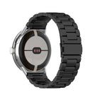 Horlogeband van gehard staal Smartwatch Google Pixel Watch 1 & 2 zwart