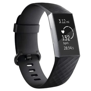 Bracelet Montre Fitbit Charge 3 & Charge 4 noir