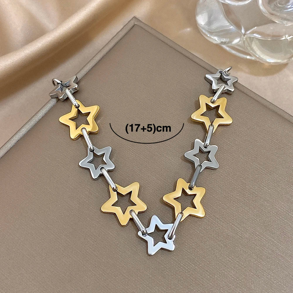 Armband met meerdere geometrische sterren