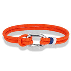 Nautische armband van gevlochten touw met knoop voor man of vrouw 