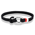 Nautische armband van gevlochten touw met knoop voor man of vrouw 