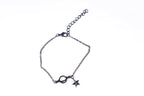 Bracelet Noir avec Etoile