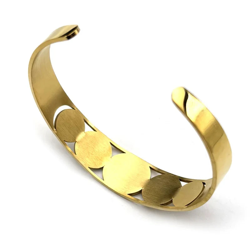 Open armband met Joodse Hebreeuwse gouden letters