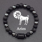 Bracelet Perles Signe du Zodiaque 12 Constellations bélier
