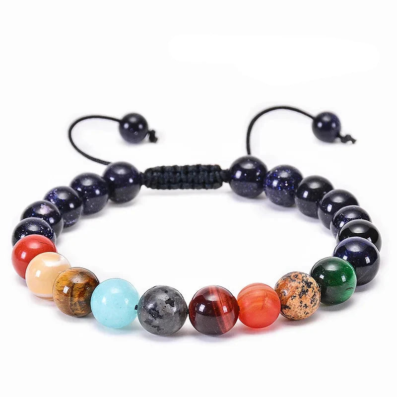 Bracelet Pierre 7 Chakras & Hematite