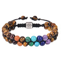 Bracelet Pierre 7 Chakras Oeil de Tigre