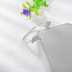 Damesarmband met engelenvleugels in zilver